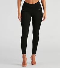 Cute For Cocktails Ponte Leggings