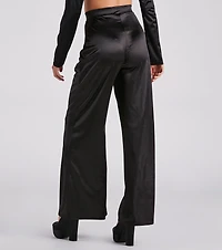 Trending Satin High Rise Pants
