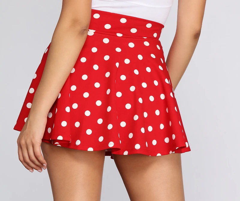 Miss Mouse Polka Dot Skort