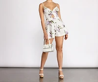 Summer Fling Floral Romper