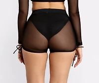 Must Have Mesh Swim Cover Up Shorts