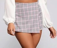Picture-Perfect Plaid Skort