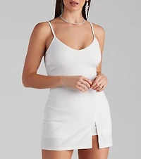 Classic And Chic Skort Romper