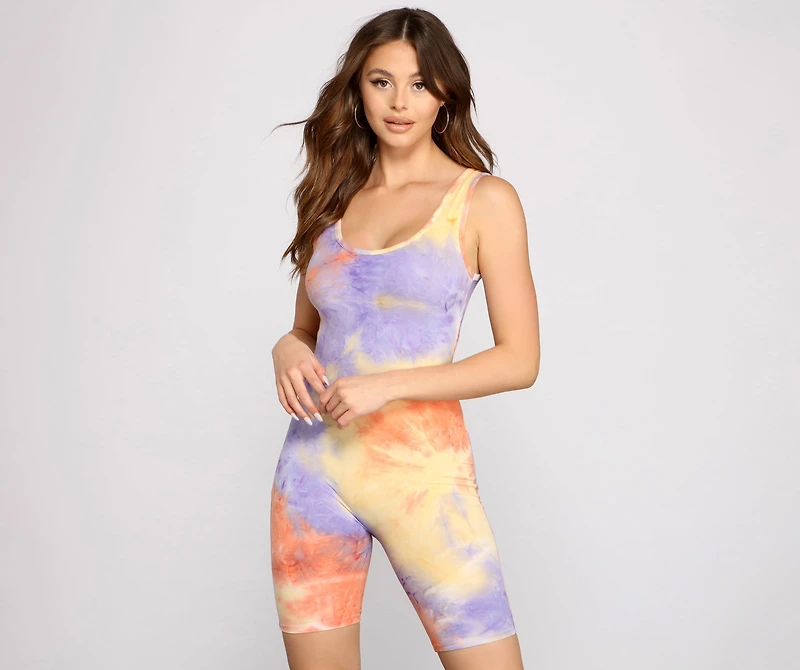 Bold Babe Tie-Dye Romper