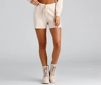 Lounge Style Drawstring Shorts
