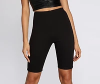 Feelin' Trendy Biker Shorts