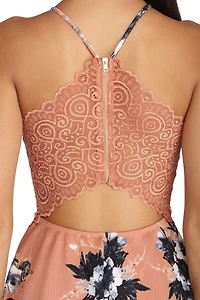 Lace Famous Floral Romper