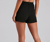 Classic Crepe Fitted Skort