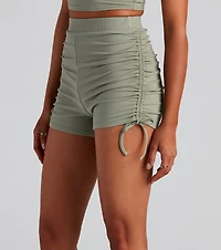 Cruising Together Rib Knit Shorts