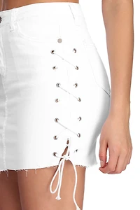 All Laced Up Mini Skirt