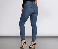 Mid Rise Skinny Jeans