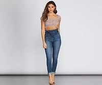 Rise Higher Paperbag Skinny Jeans