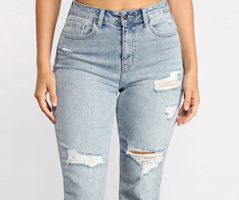 Too Fine to be Distressed Jeans