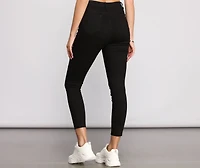 High Rise Stun On Them Cropped Skinny Jeans