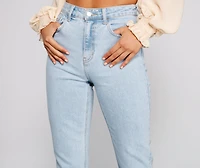 High Rise Chic Cropped Jeans