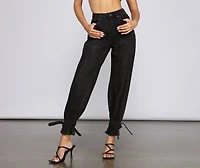 Thinking About You High-Rise Boyfriend Jeans