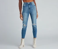 Trendy Everyday High-Rise Skinny Jeans