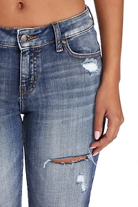 Josie Mid-Rise Cropped Skinny Jeans