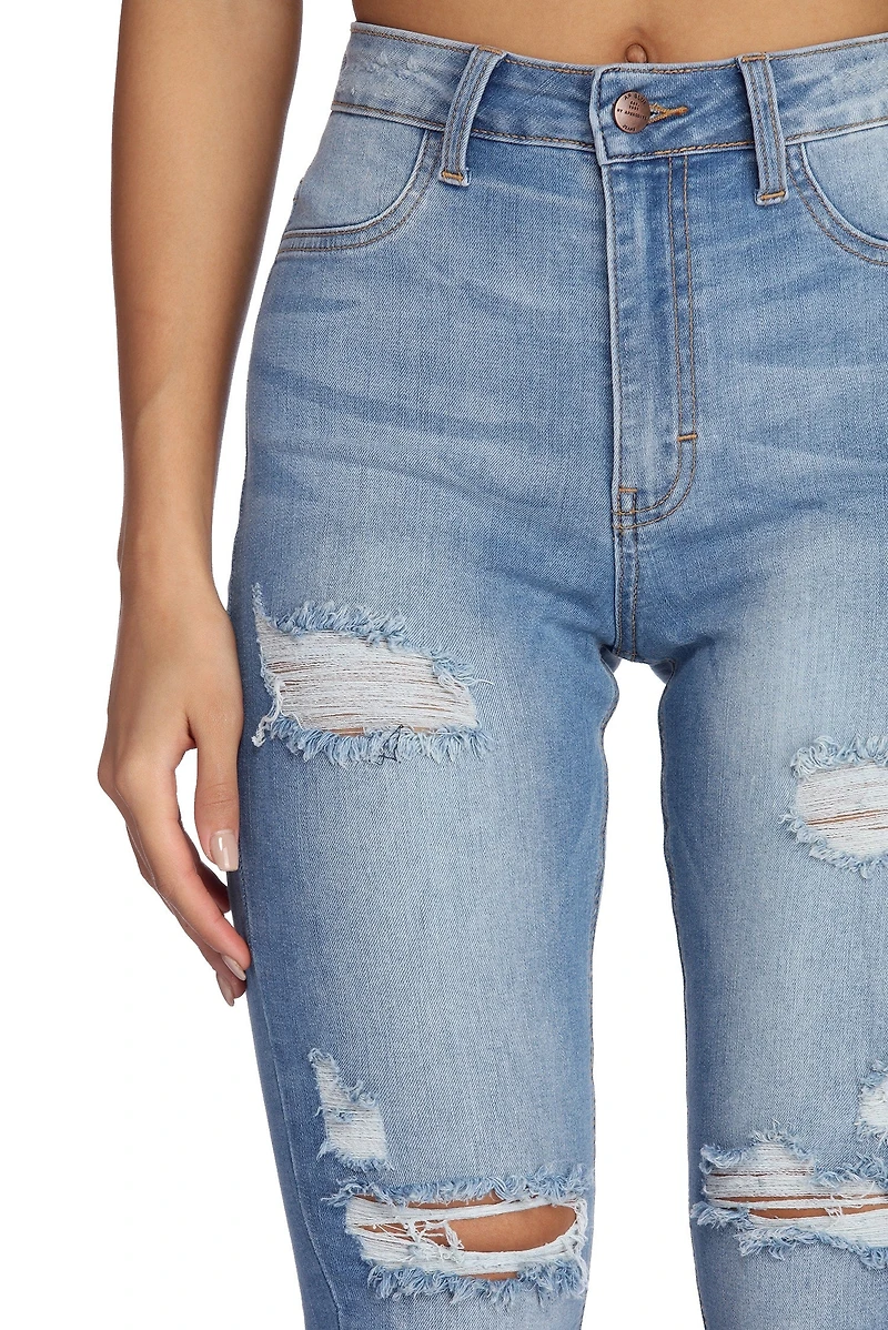 Distressed To Impress Skinny Jeans