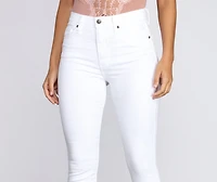 Heart Breaker High Waist Skinny Jeans