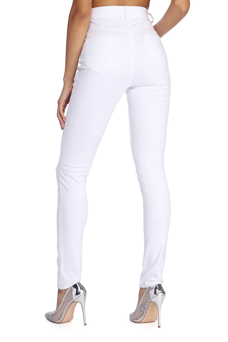 Must Have High Rise Skinny Jeans