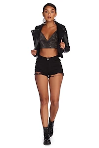 Break Away Destructed Shorts