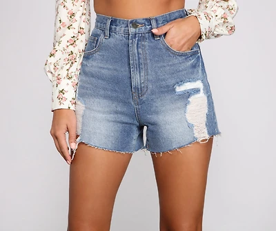 High Rise Vintage Cutoff Shorts