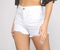 Fresh And Fab Cutoff Denim Shorts
