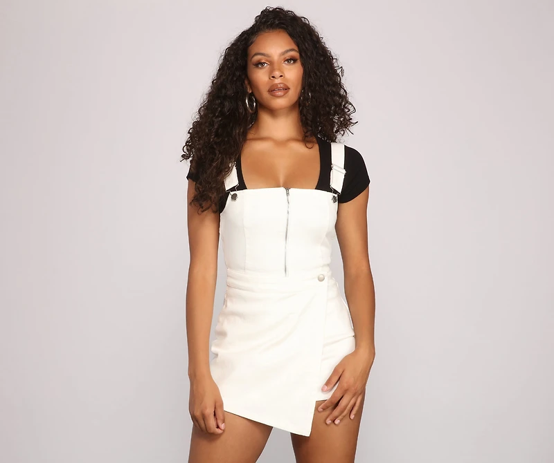 Just Like That Denim Shortalls