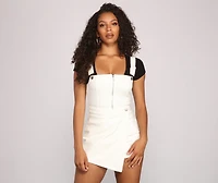 Just Like That Denim Shortalls