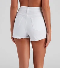 Remy High-Rise Destructed Cut-Off Shorts