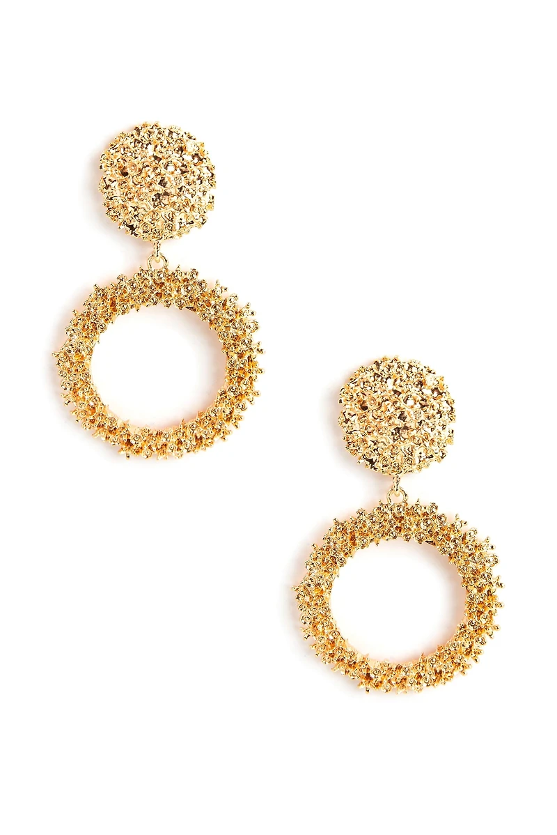 All That Glitters Textured Earrings