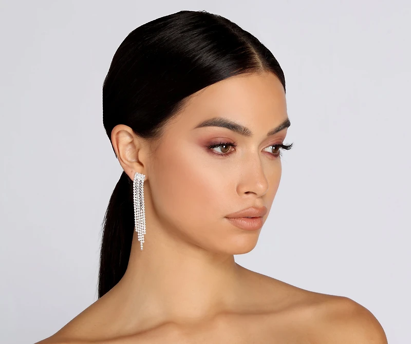Chasin' Waterfalls Cubic Zirconia Earrings
