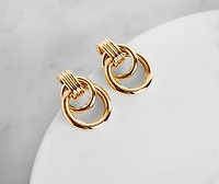Mini Double O-Ring Earrings