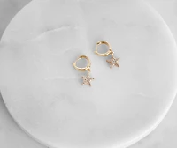 Star Shine Rhinestone Earrings