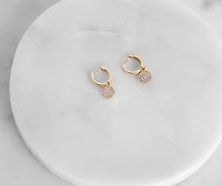 Shine In Rhine Disc Earrings