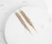 Reflections Iridescent Fringe Duster Earrings