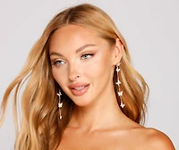 So Sweet Rhinestone Butterfly Earrings