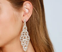 Turn Up The Shine Chandelier Earrings