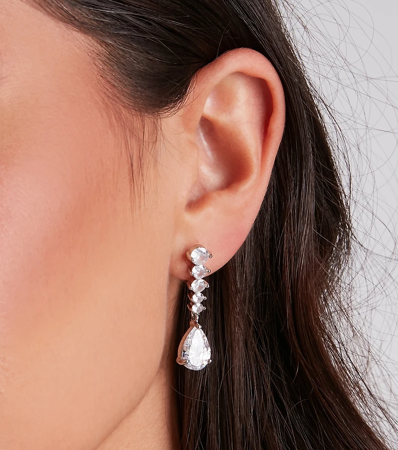 Stunning Staple Teardrop Earrings