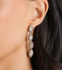 Feeling Regal Gemstone Duster Earrings