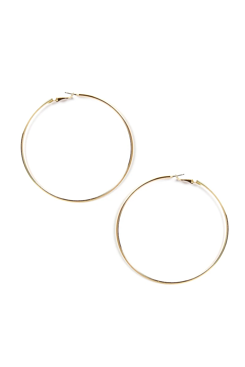 Large Sleek Hoops