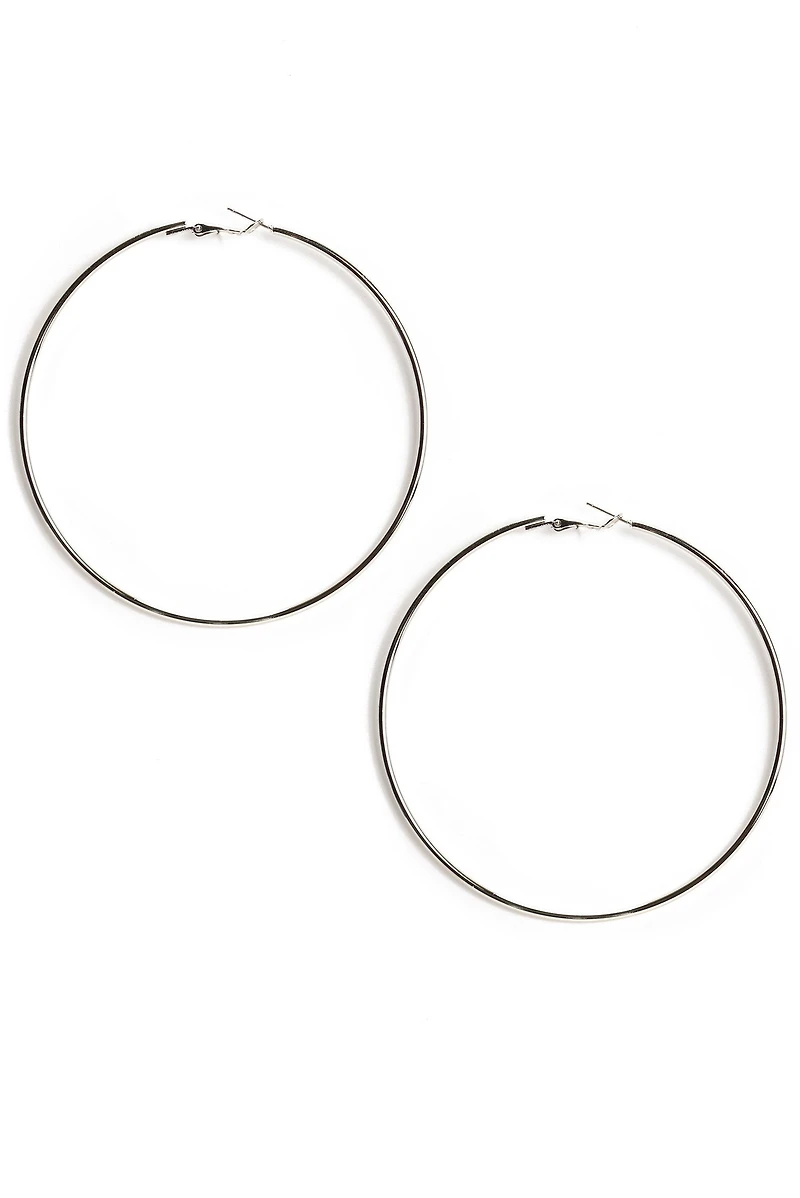 Large Sleek Hoops