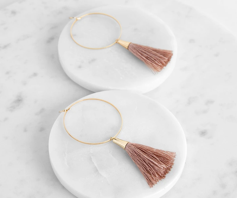 Tassel On Hoops