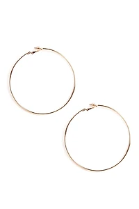 Sleek N' Chic Hoop Earrings