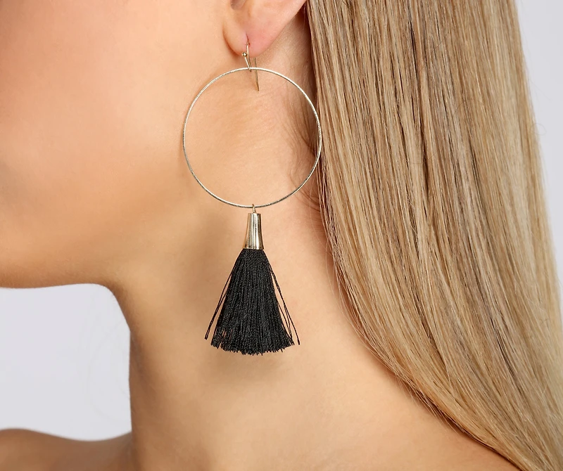 Tassel On Hoops