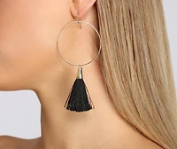 Tassel On Hoops