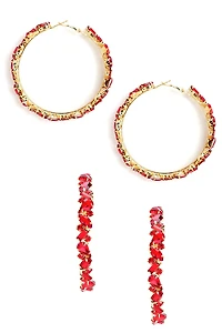In Lust Gemstone Hoops