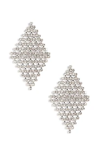 Sparkling With Beauty Rhinestone Earrings