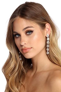 Dazzle Me Rhinestone Duster Earrings